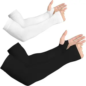 4 Pairs UV Sun Protection Arm Sleeves for Men Women UPF50+, Compression Sleeves for Cycling, Driving, Running, Riding, Fishing, Golfing and Outdoor Sports