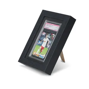 Graded Card Display Frame–Compatible with PSA, CGC, and TAG Slabs–Wall-Mount Trading Card Display Case for Sports Cards, Pokémon, and MTG