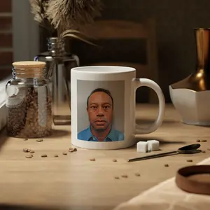 Tiger Wood DUI Mugshot Mug, Funny Golfer Mug