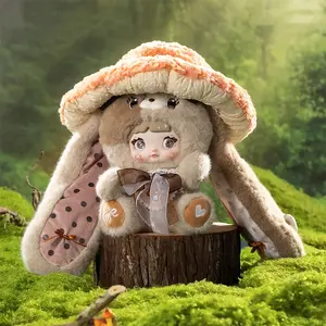 TOPTOY Nommi Mushroom Hat Series 400% Scale Plush Blind Box – Official Collectible, Unique Home/Office Decoration, Must-Have New Year & Holiday Gift for Fans,Valentine's Day Gift,Perfect Gift for Mom,#Summervibes