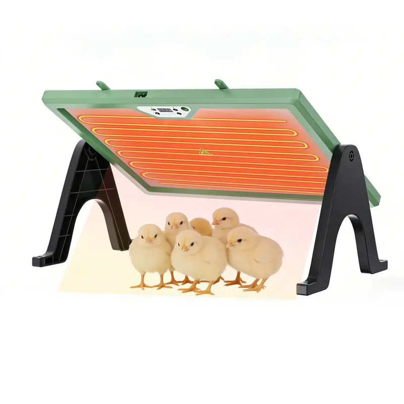 Brooder, Coop Heater 35W12'x12" with Adjustable Temperature, Perfectly AdjustableHeight & Angle, Safe Heating Plate for Poultry Warmth
