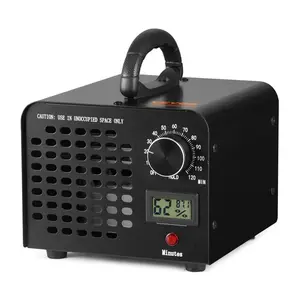【FathersDayGift】VEVOR Ozone Generator, 24000mg/h Ozone Machine Odor Remover, High Capacity Commercial/Industrial Ozone Generator Machine, Home Air Ionizers Deodorizer with 0-120 min Time Setting for Rooms, Cars, Pets