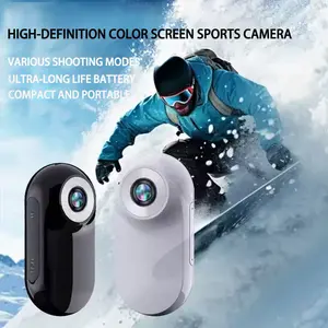 Ultra-HD 1080P Lightweight Rechargeable Sports Video Camcorder, 128G Memory Card, 360° Magnetic Clip, Chest-Worn & Neck Mounts for Adults, Ideal for Cycling & Pet Recording, Vlog Capture Device outdoorfun