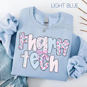 Pharmacy Technician T-Shirt, Sweatshirt - Pharm Tech Gift For Pharmacy Technicians & Pharmacists