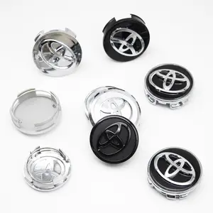 4Pcs 57mm 62mm Car Wheel Center Hub Caps Rim HubCap Cover Emblem Badge Accessories For Toyota Corolla Yaris Camry Rav4 Prius Prado Auris Highlander Verso Wheel Covers