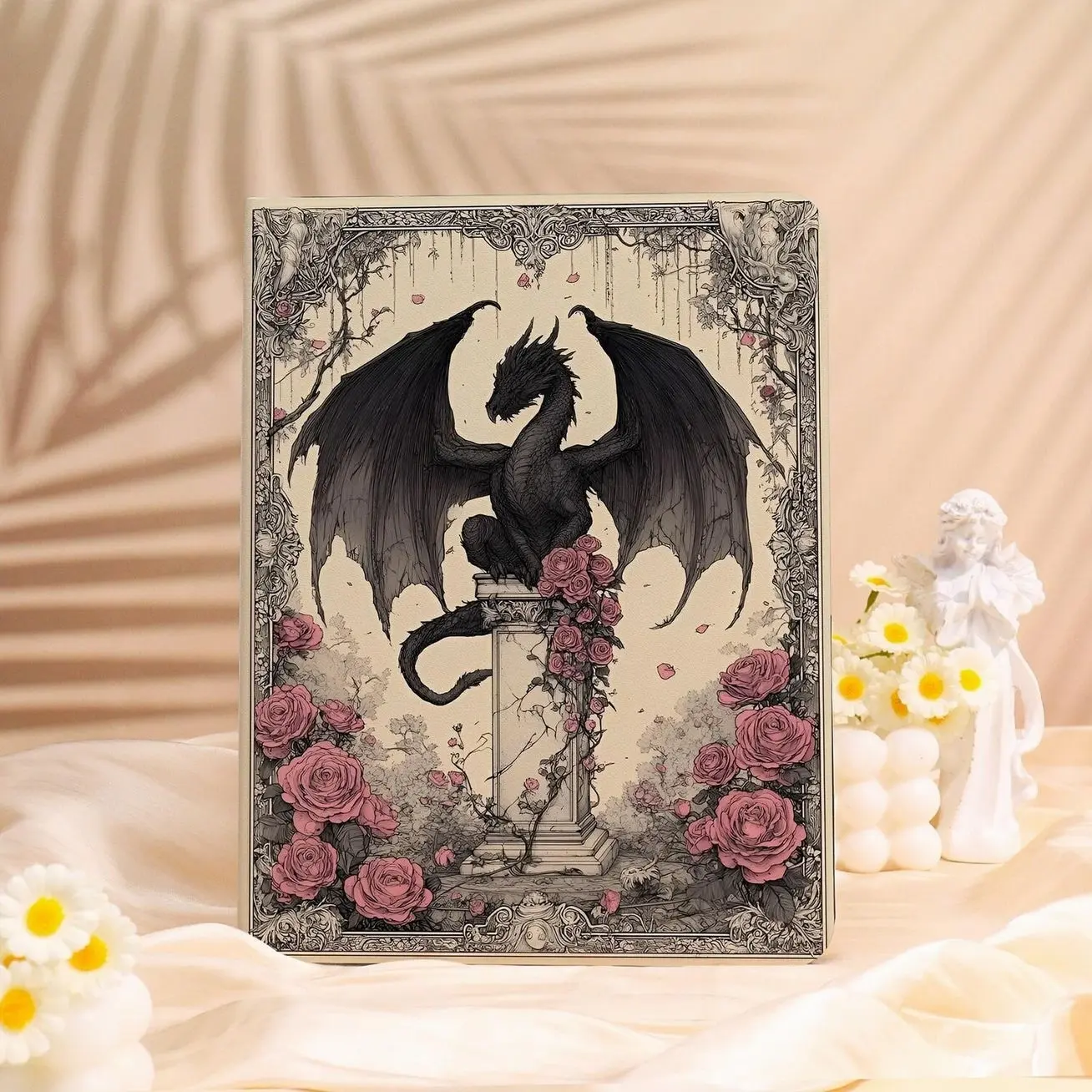 Gothic Pillar Dragon iPad Case with Pencil Holder,2025 Air 7-11/13,Custom iPad Mini Case,iPad Pro 2025 iPad A16 11",iPad 10th Case,Gift