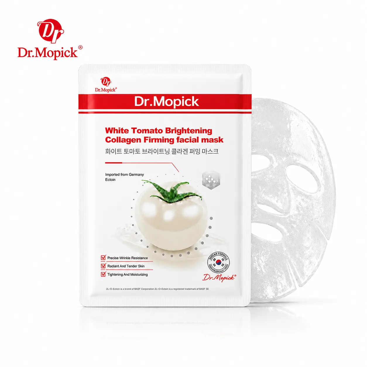 DR.MOPICK Collagen Face Mask with Rice Water & Ceramide for Barrier Repair and Firming, Korean Skincare Overnight Sheet Mask, 4 Sheets, Hydrating Night Mask