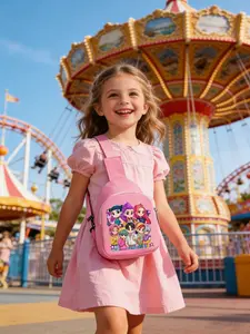 New Anime Chest Bag for Kids, Lightweight Nylon Crossbody Backpack, Trendy Small Shoulder Bag, Cute Backpack, Fashion Accessory