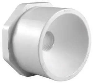 212 MAIN 1 x 0.5 in. Schedule 40 PVC Reducer Bushing, ASTM D-2466 Certified, PVC Material, Charlotte Pipe & Foundry PVC021070700 Model, Astm Certified