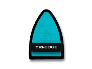 Tri-Edge Scrub-It MINI Teal - Patented Hand-Held Scrubbing Tool for Easy Window Cleaning & Adhesive Removal - Includes 1 Scrub Pad & Replacement Packs