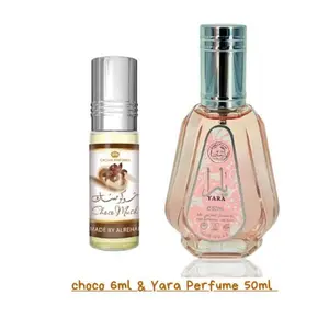Choco Musk 6ml & Yara Perfume 50ml for Women - Travel-Friendly Scents fragrance
