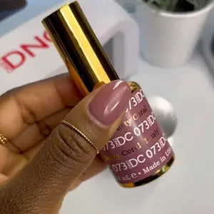 DND DC 73 DUSTY CORAL Gel and Lacquer Duo nail care nail art