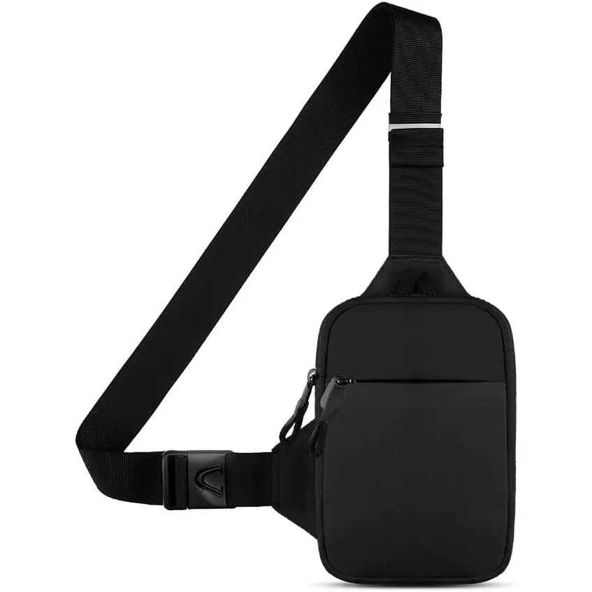 Mini Crossbody Sling Bag for Outdoor Sport, Water Resistant Chest Pack with Dual Pockets, Small Fanny Pack for Running and Workout, Running Phone Holder for Men and Women, Trail Running tiktokshopbacktoschool,back to school,back to school haul