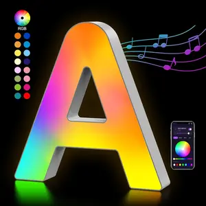 Light Up Letters Led Lights- Marquee Letters for Boy Girl Gift Room Decor Wall Lights - Music Sync Color Change Colorful, Birthday Gifts for Girl, Teen Girls Gifts Home Wall Decor