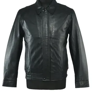 AJ Bomber Lamb Leather Jacket