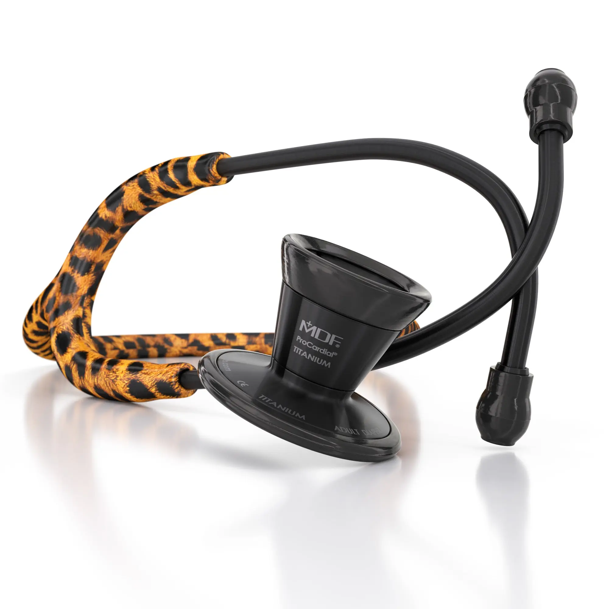 ProCardial® Titanium Cardiology Stethoscope - Cheetah/BlackOut