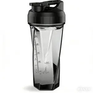 Classic Shaker Bottle Perfect for Protein Shakes and Pre Workout, 20-Ounce, blac
