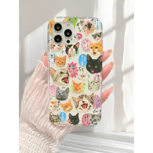 Cat Union Print Clear Case Suitable for a variety of iPhone models, from iPhone 17 series to iPhone 11 series, and iPhone x series.Soft & Flexible: Easy to install/remove, no scratches on your phone.