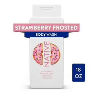 Native Dunkin Body Wash, Strawberry Frosted 18 oz