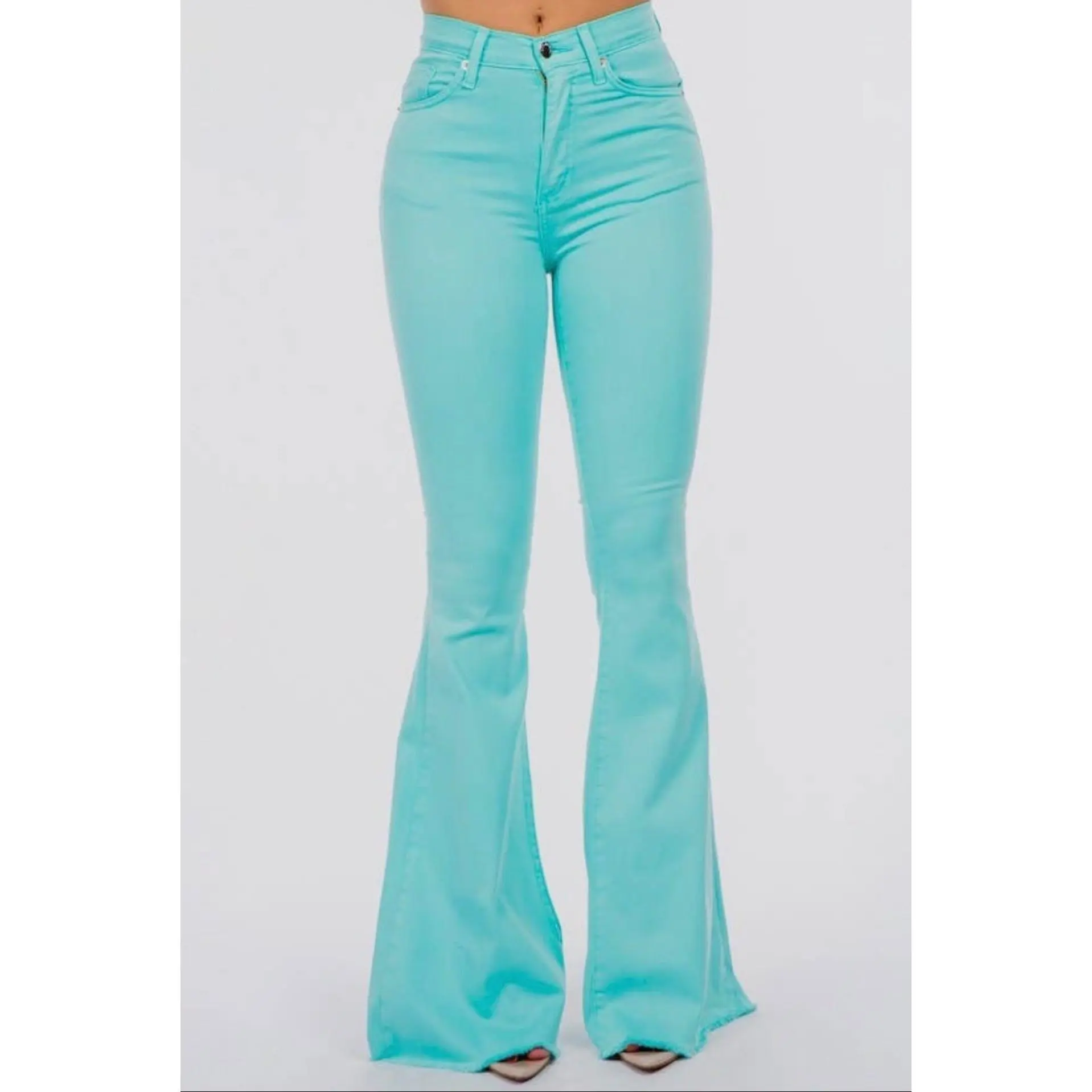 Turquoise Bell Bottoms