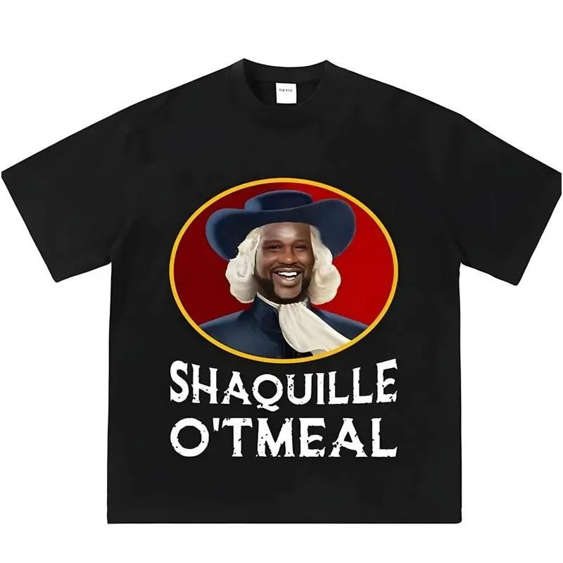 Unisex Shaquille Oatmeal Funny Meme Shirt - Streetwear Funny Graphic Tee, Menswear Meme Shirts