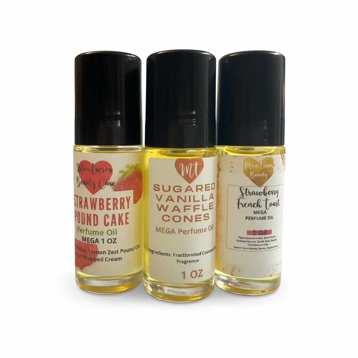 Mon Tresor Beauty Signature Scent Nourishing Roll-On Perfume Oil - 1oz Mega Size Bottle for Women, Smelling Good Daily Body Care Roll On Oils, Nourishing Oil