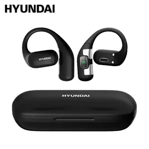 HYUNDAI Q2 OWS Health Detection Bluetooth Earbuds Surround Natural Sound Effect & Noise Reduction Headset with Mic, Breathable Open-ear Ergonomic Design Headphones