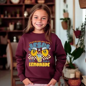 YOUTH SHIRT, Life Gave Me Some Lemons T-Shirt, Sweatshirt, Hoodie, He Be Makin' Lemonade tee, Gifts for Christians