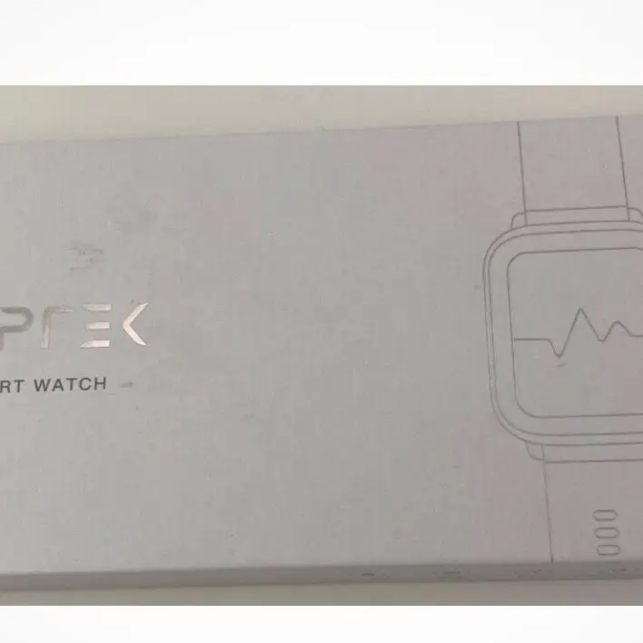 AGPTEK Smart Watch in Chrome with a Gray Band. Brand New Open Box.