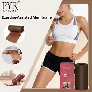 PYR KNIGHT One or two boxes of Workout Enhancer Wrap，body wrap film， 3937.01 inches，durable, highly elastic, warm and comfortable,  fits the skin seamlessly，Suitable for daily wear/outdoor running/sports/dance