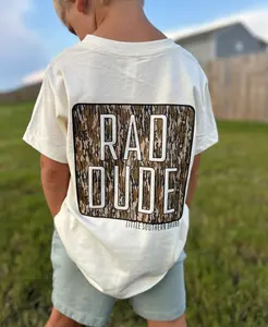 Youth and Adult Rad Dude shirt, camo style, Youth Casual Wear, Gift For Son And Daughter, youth swear, Toddler graphic tees, family matching shirt, holiday shirt, youth clothing