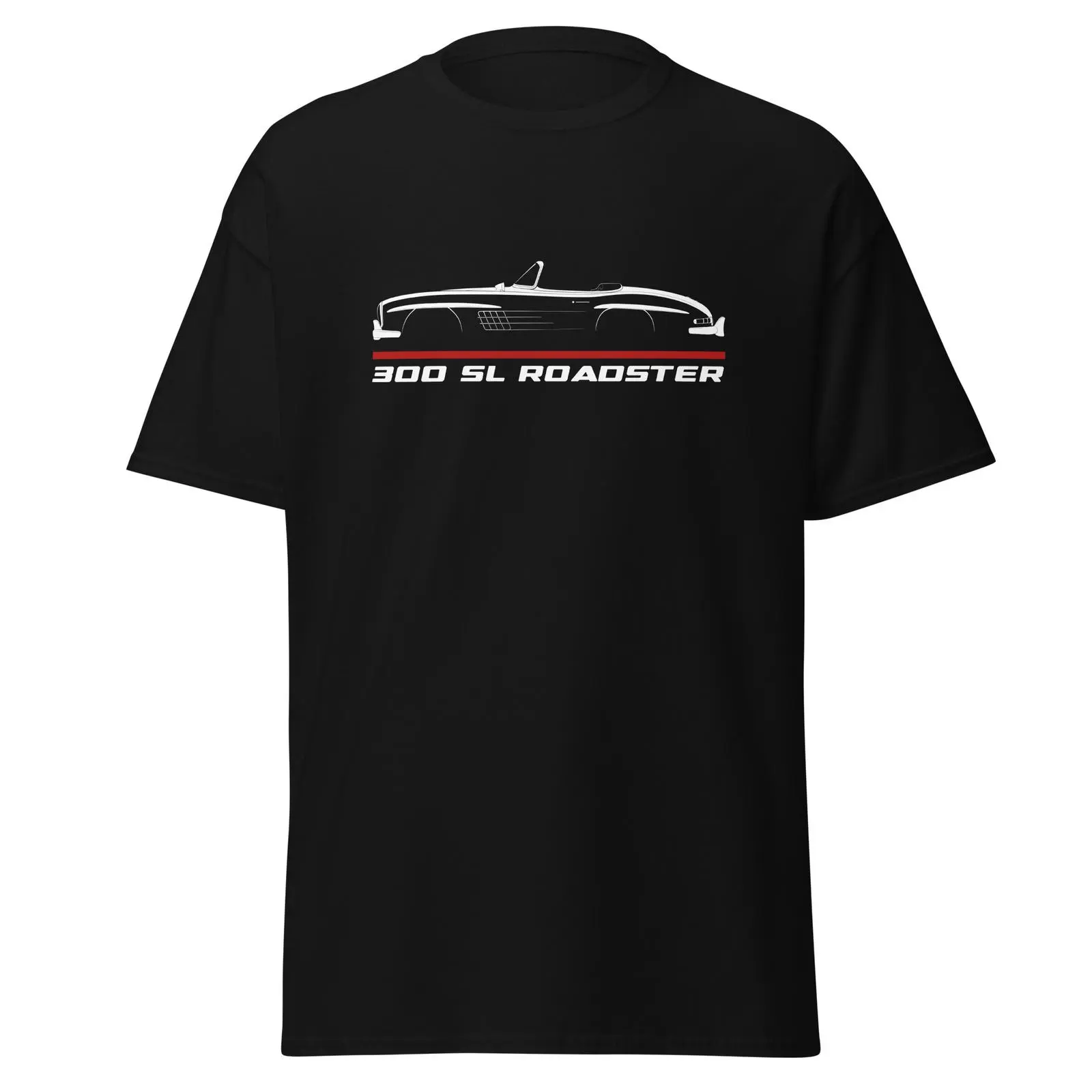 T-Shirt For Mercedes 300 SL Roadster 1957-1963 Car Fans Birthday T-Shirt All Colors, Gift for Women Men, Made In USA, US Size S-6XL, 100% cotton, Classic Fit, Unisex T-Shirt