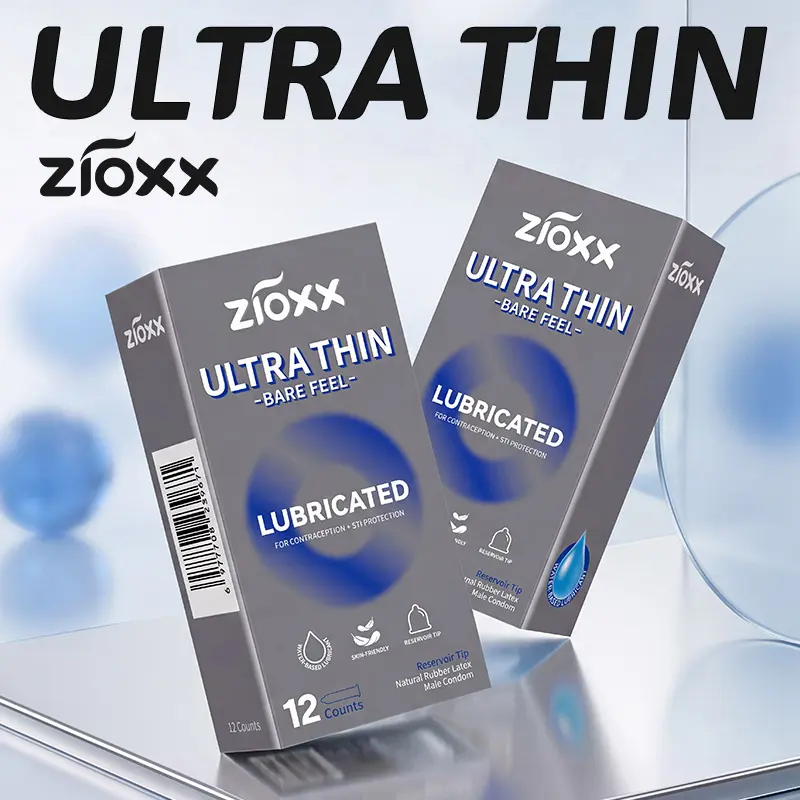 Zioxx Bare Feel Ultra Thin Condoms 12 Count
