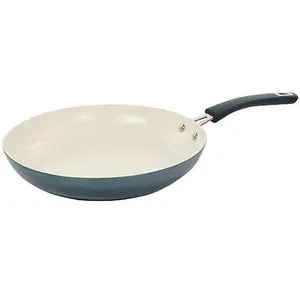 Oster 12" Nonstick Aluminum Frying Pan in Dark Green