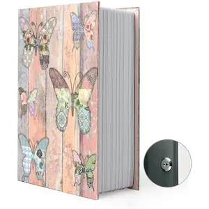 Diversion Book Safe Storage Box, Dictionary Secret Safe Can with Security Combination Lock/Key