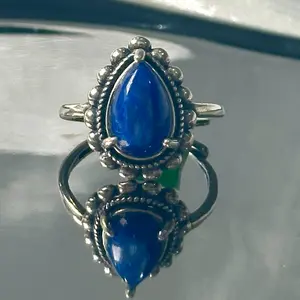 Natural Kyanite Ring, Blue Kyanite Ring, For more jewelry, please move to the live streaming room.