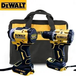 DEWALT DCF805 Cordless Drill Driver + DCF850 Impact Driver 2-Tool Combo Kit With Tool Bag For Home Improvement DIY Projects Garage Workshop