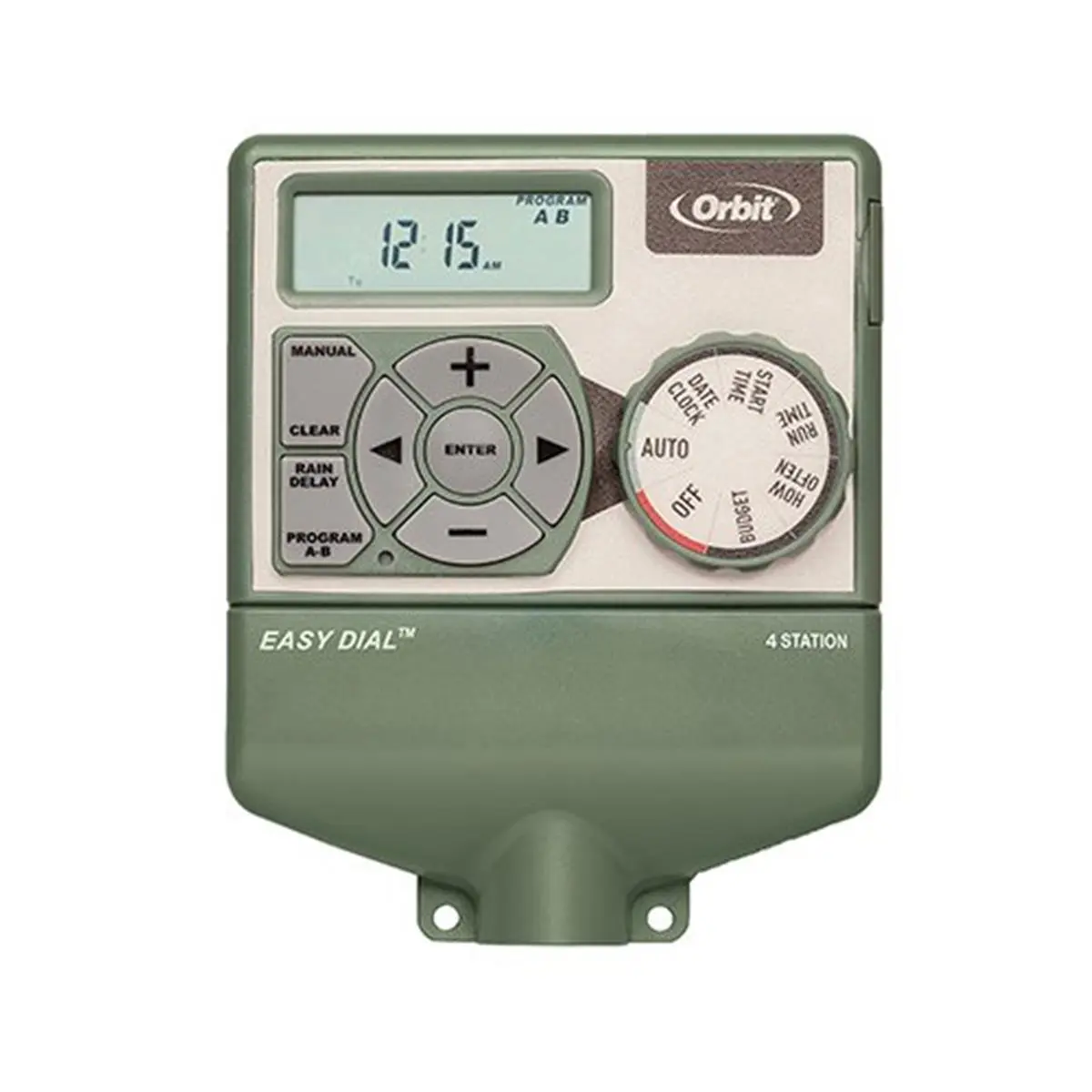 Orbit Irrigation Products 212 MAIN 4-Zone Indoor Timer 57594 - Automatic Watering System with LCD Display Screen for Garden Irrigation