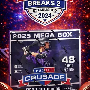 2025 Panini Crusade Baseball Mega Box 1 Autograph Per Box
