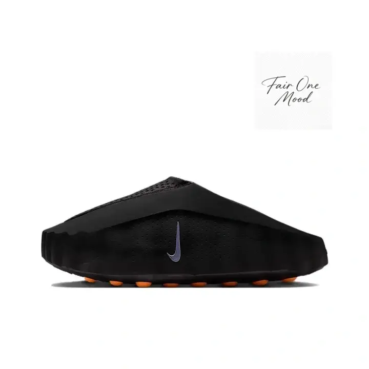 Lightweight Matte Black Perforated Water Resistant Molded EVA Slip On Slippers Orange Non-Slip Traction Bottom Arch Support Wave Edge Thick Platform Soft Cushioned Foam Sandals Packable Unisex Travel Sauna Backyard Pool Minimal Daily Casual Slides