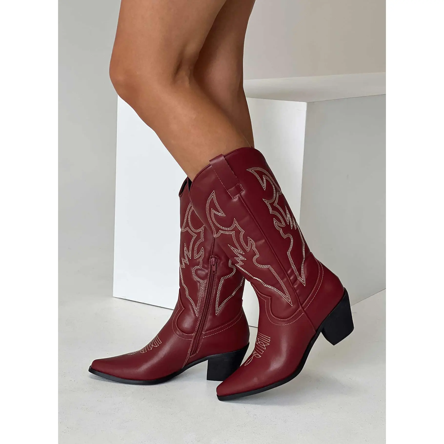 Therapy Clayton Boots Maroon