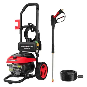 PowerSmart 2600 PSI 1.4 GPM Electric Pressure Washer with 4-Nozzle Kit & Foam Cannon, DW1026A