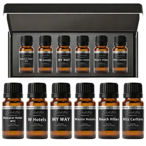 Sbehrtno Hotel Diffuser Oil Gift Set Luxury Scent Inspired by Ritz Carlton My Way Baccarat NYC Westin W Hotels Marriott Beach Villas Safe for Pets & People