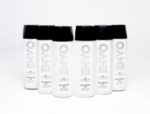 Cintron Envo Water Balanced pH Beverage Drink 12-Pack 18.5 fl oz Hexagon Designer Bottle for Optimal Hydration and Energy