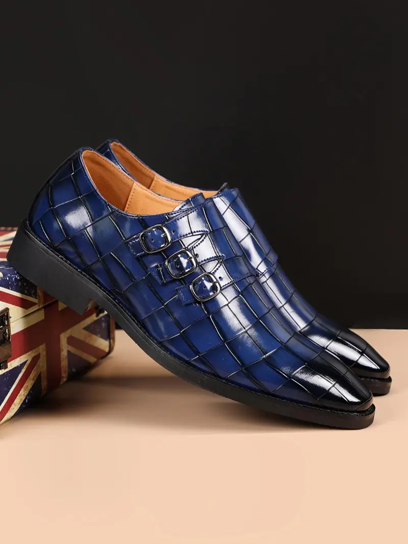 blue spike dress shoes CHRISTIAN LOUBOUTIN Rossini Spike Tassel Tweed Loafer Navy Blue