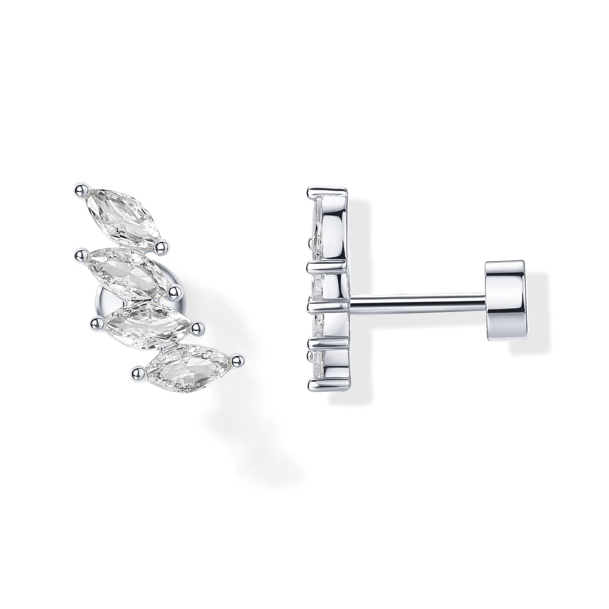 Navette - White Gold