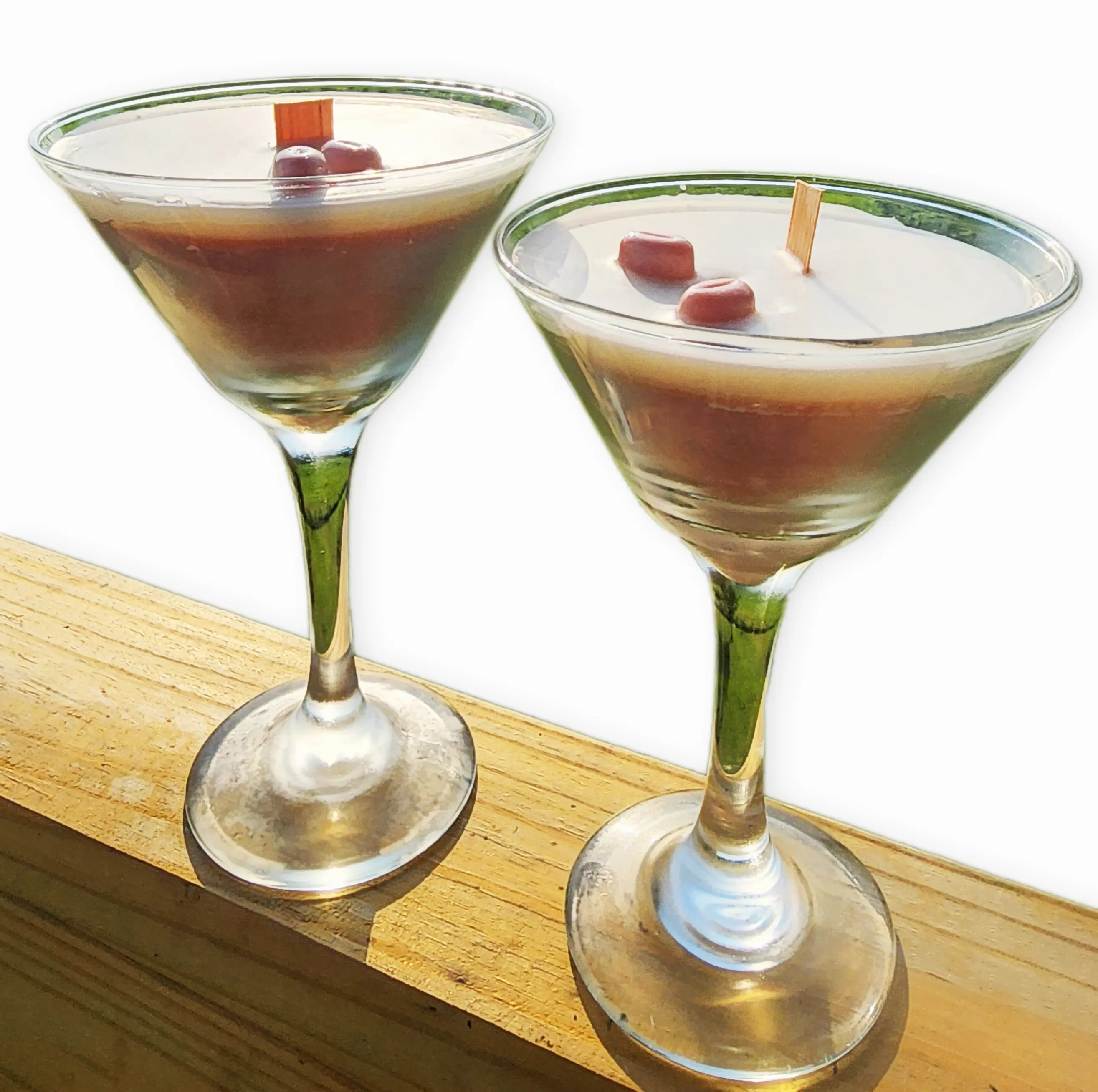 Recycled Expresso Martini Glass Candle candle mom candle