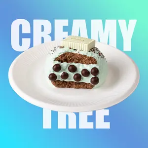 Creamy Tree Mint Chocolate Cream Puff Squishy Toy