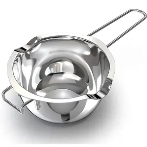 Stainless Steel Double Boiler Pot, Chocolate Butter Candy Melting Pot with Handle, Kitchen Baking Tool for Home Use