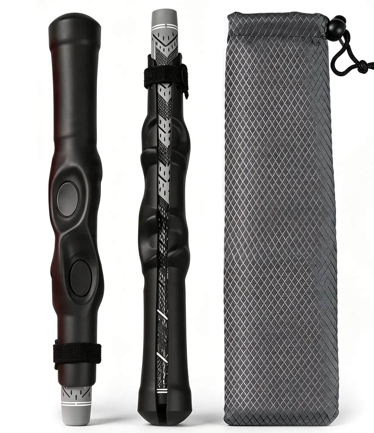 Rubber Golf Grip Trainer for Correct Hand Position | Golf Training Aid to Enhance Grip Strength & Swing Precision,Golf Accessories for Men Women , Ideal Golfs Gifts for Him or Her (Black)